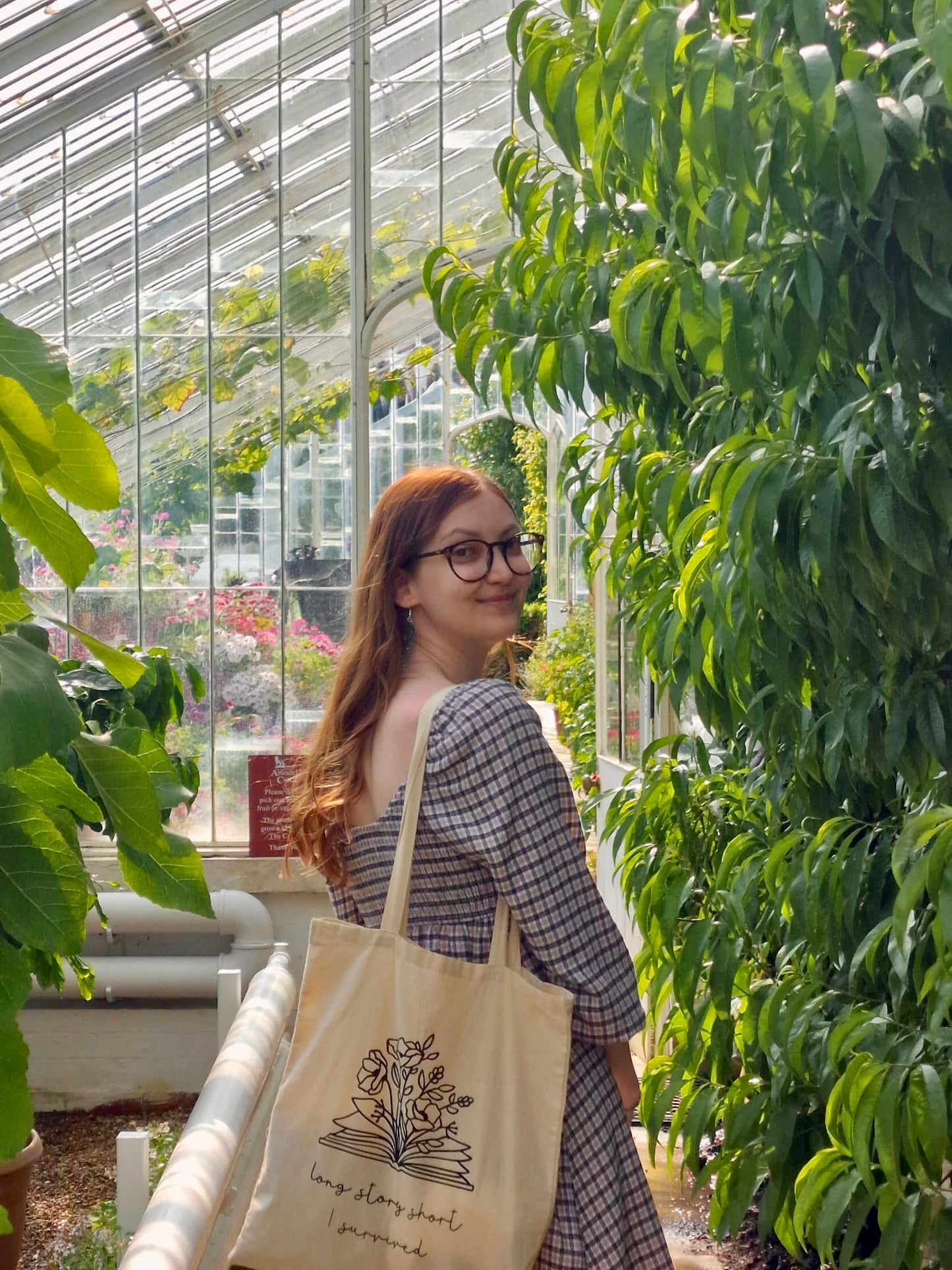 'Long Story Short' Cotton Tote Bag