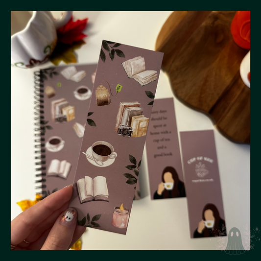 Cup of Cosy Bookmarks - Set of 2 or Individual