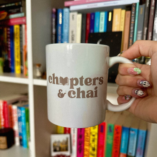 Chapters & Chai Mug