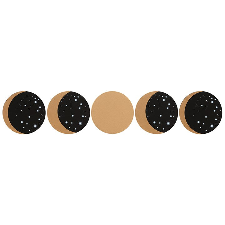 Moon Phase Coaster Set